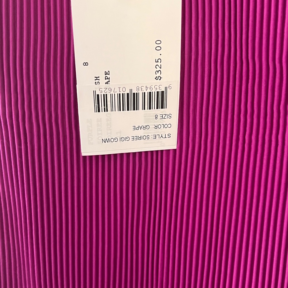 *HOT* 🥵 L'idée Soirée One Shoulder Dress *rare grape color**** - Picture 6 of 8